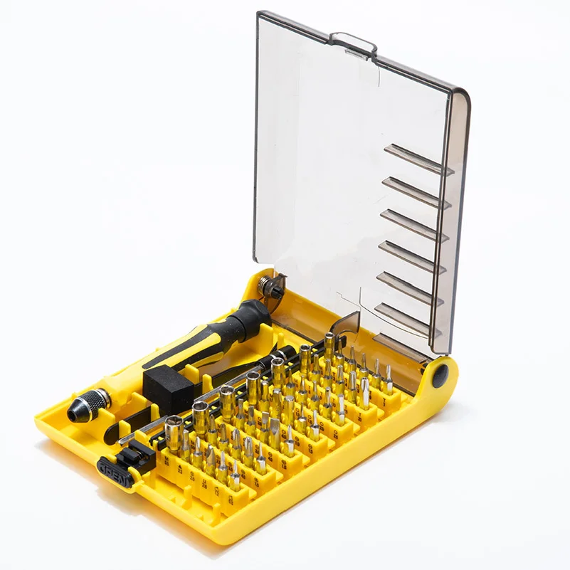 45-in-1 screwdriver set for mobile phone repair, sewing machine disassembly, household magnetic disassembly tool