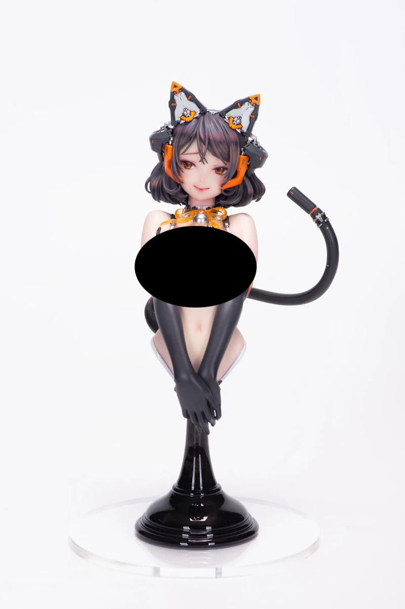 1/6 Die-cast Resin Figure Model Assembling Kit Girl (cat Lady) Resin Toy Model Unpainted