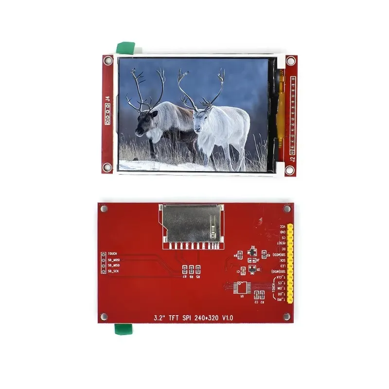 3.2 นิ้ว TFT LCD โมดูล Touch ILI9341 Driver 240 (RGB) * 320 SPI Serial Port (9 IO) Touch IC XPT2046 สําหรับ Raspberry PI