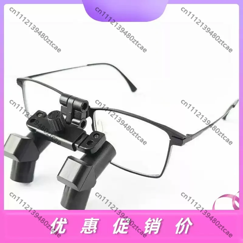 3.5X Flip‑Up Prismatic Surgical Loupes, Angle‑Turn Optical Lens, Eyeglass‑Type Magnifier for Dental, ENT, Surgical Operation