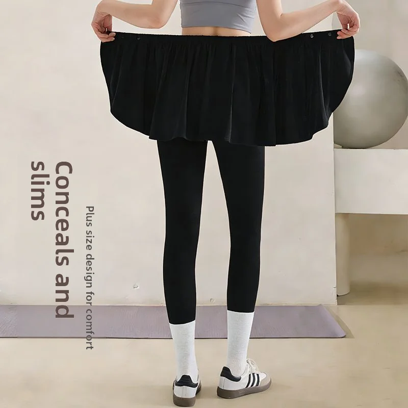 

Spor Skirt for plus Size Women Casual Fitn Running Yoga A-Line Skirt Polyester Spandex Blend ort Length