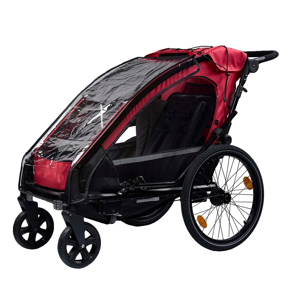 

Велосипедный прицеп для собак для путешествий и переноски вашего пушистого друга. Удобная переноска для домашних животных и дорожный продукт.