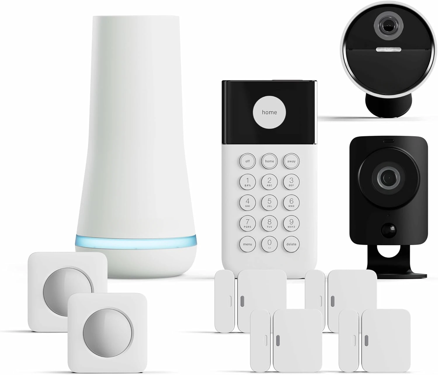 10 Piece Wireless Home Security System with Outdoor Camera - Optional 24/7 Professional Monitoring