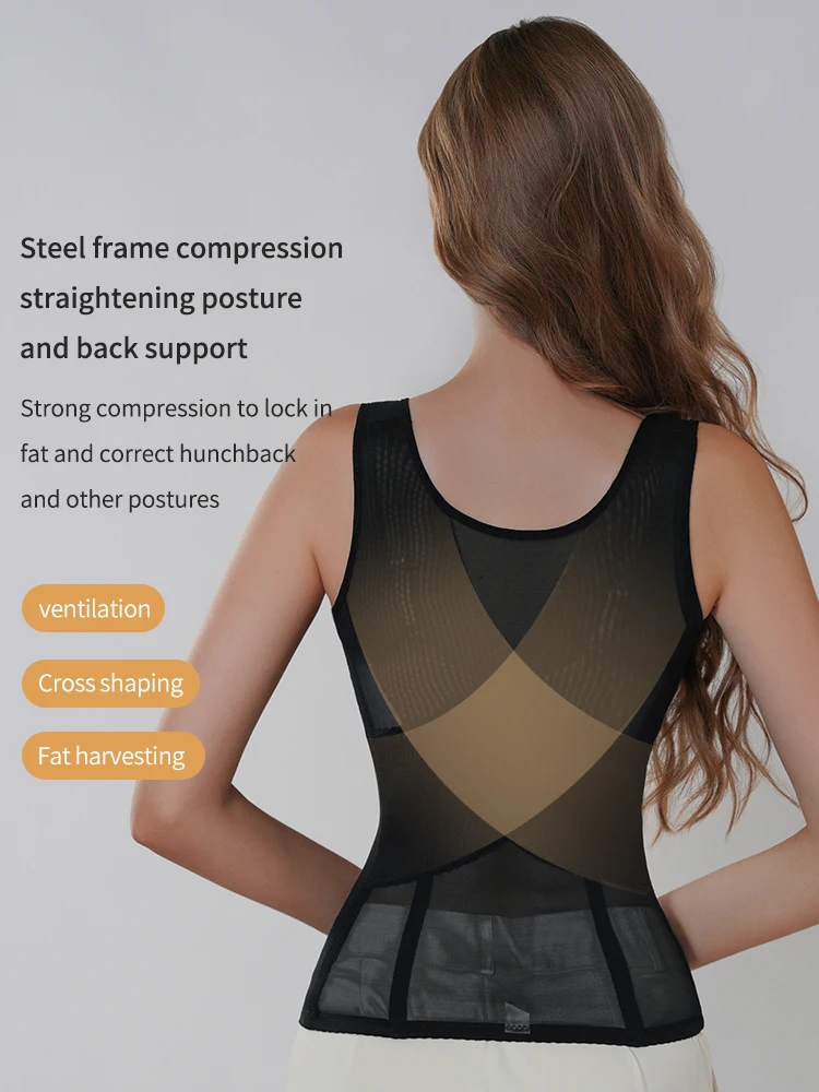 Waist training tight corset shapewear vest slimming belt tight corset women's shapewear abdominal correction after childbirth