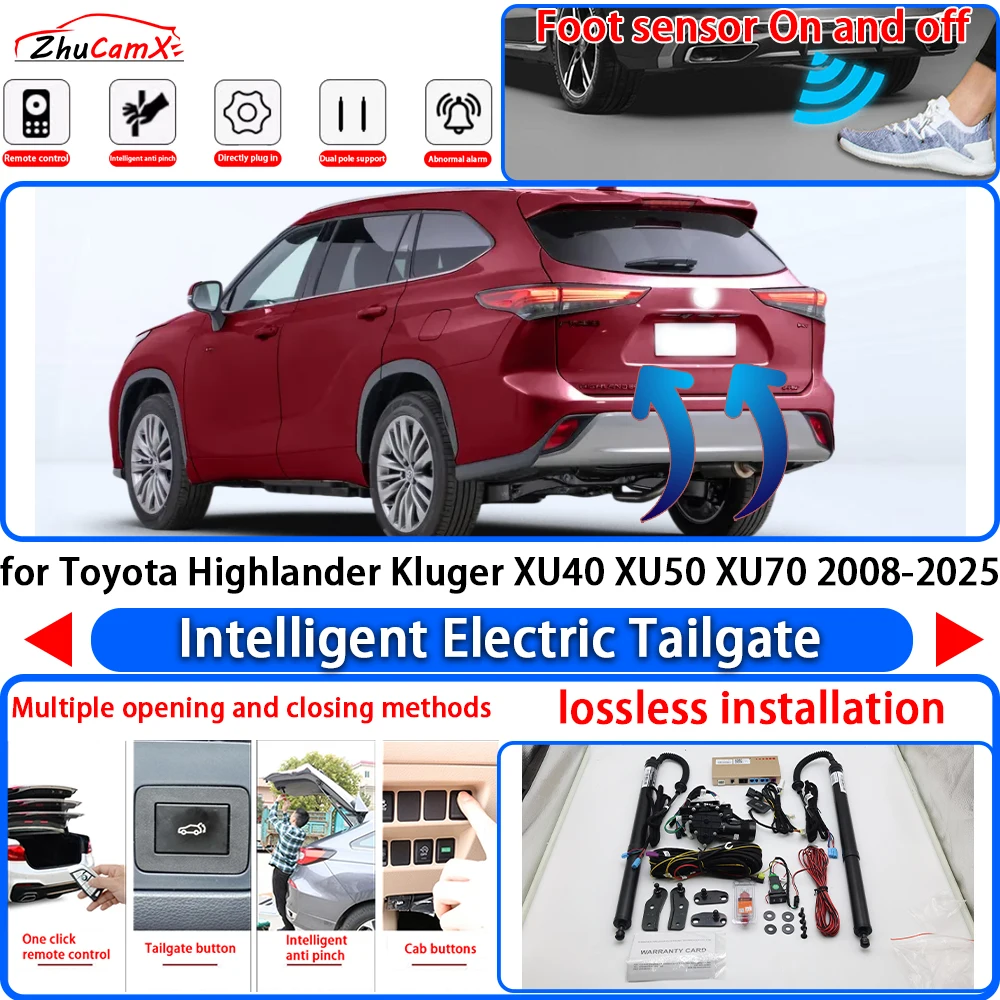 

for Toyota Highlander Kluger XU40 XU50 XU70 2008-2025 OEM Power Liftgate Trunk Electric Suction Tailgate Tail Gate Lift Strut