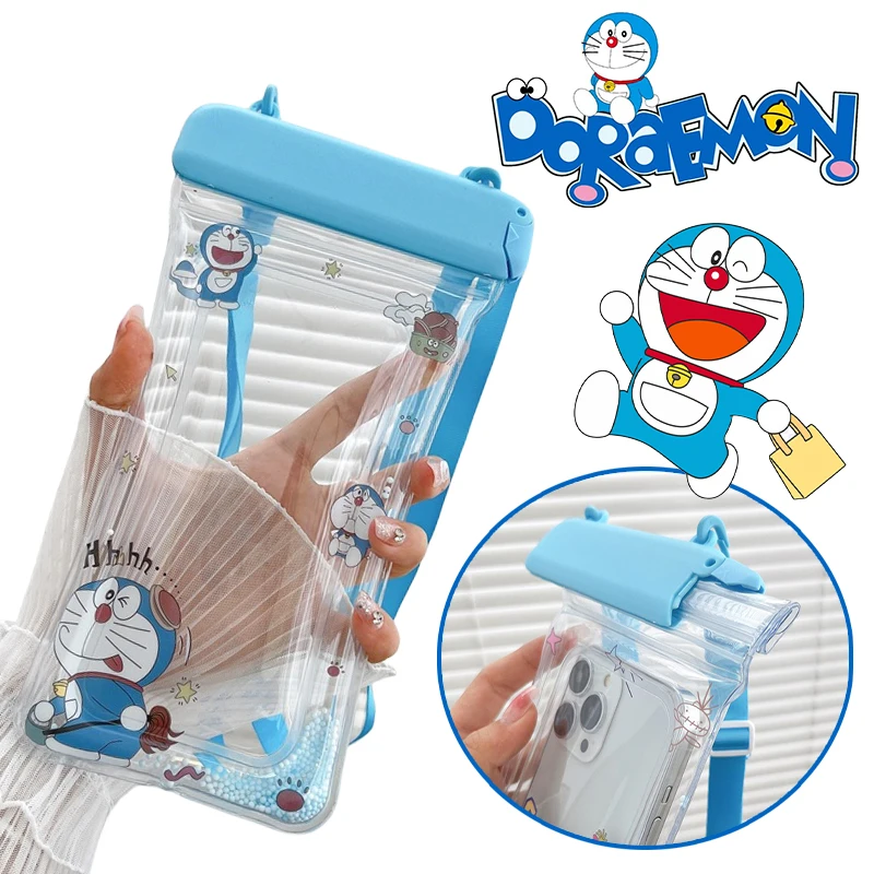 

Doraemon Waterproof Phone Case Swimming Water Proof Bag Universal Underwater Phone Protector Pouch PV Cover for IPhone Samsung