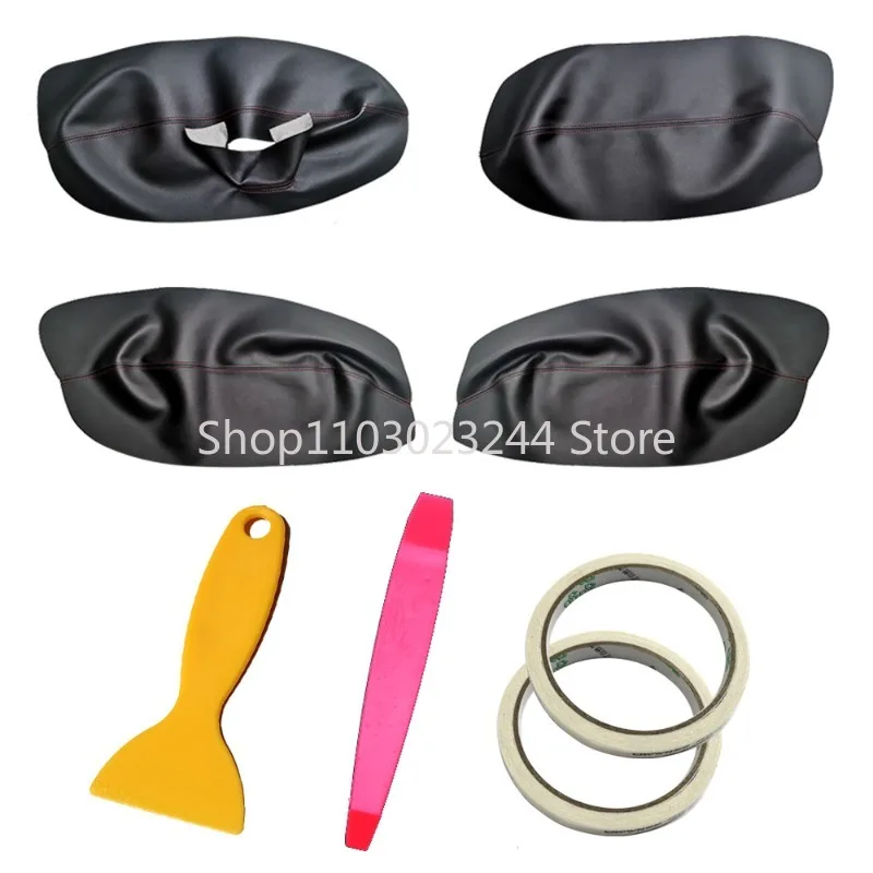 FOR VW Passat B5 1996-2005 car door panel armrest modification set with soft leather decorative skin