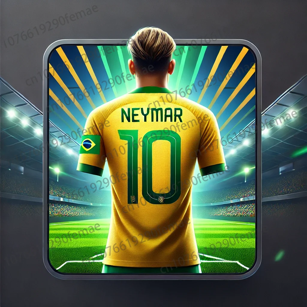 2024 Brazilian Fans T Shirt NO10 Neymar Youth Outdoor Sports Football Men T Shirt Classic Training Uniform Sweatshirt Jerseys