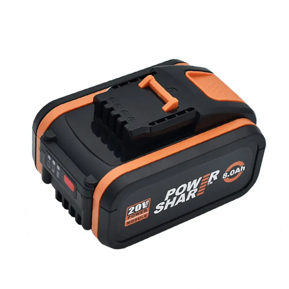 Imagem -05 - Bateria Li-ion para Worx 20v 8000mah Wx390 Wx176 Wx79.4 Wx372.1 Wx800 Wx678 Wx550 Wx532 Wg894e Wg629e Wg329e Wg2