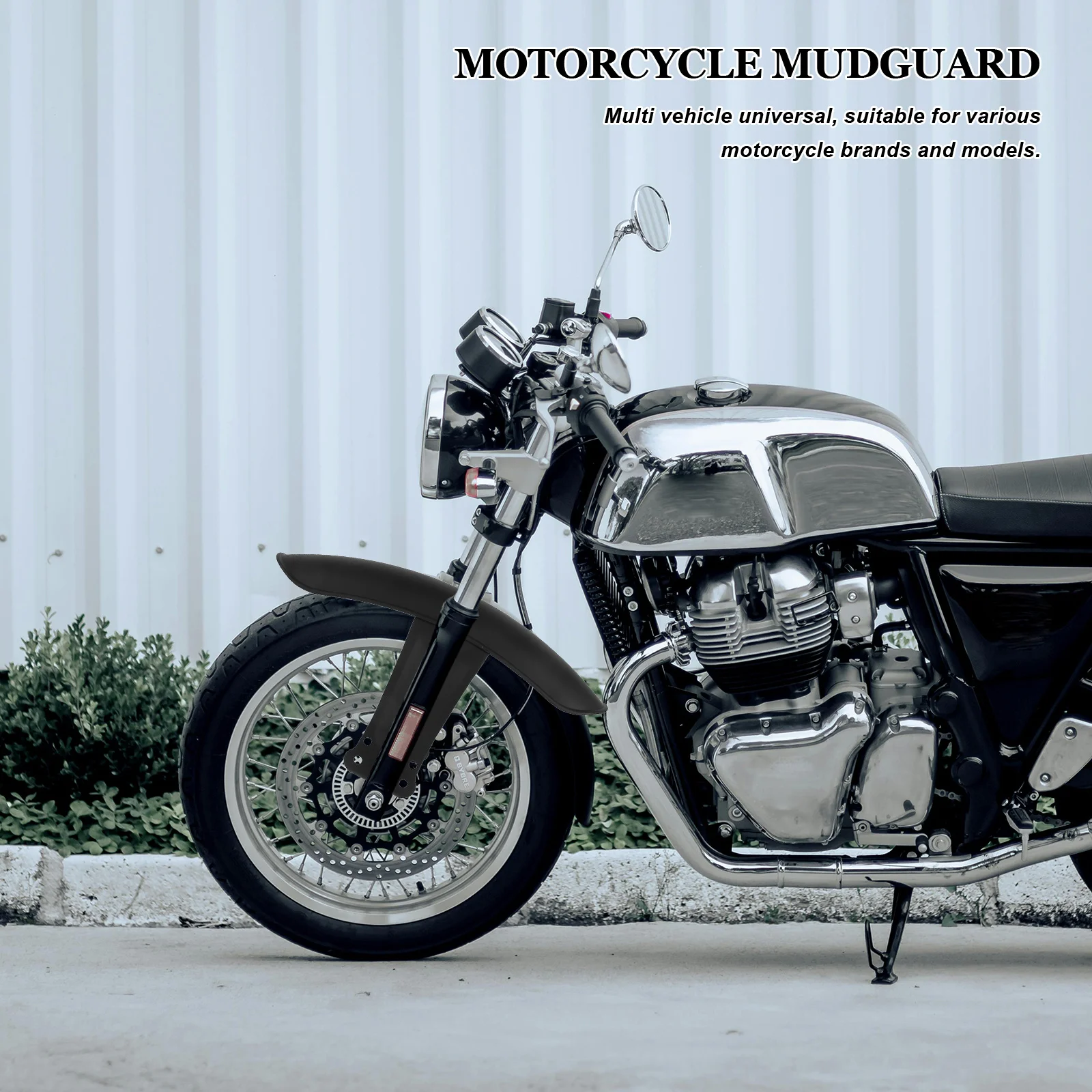 

Motorcycle Front Mud Guard Thickened Retro Fender Universal Fit For Off-Road Dirt Racer Bobber Motorbike Wheel