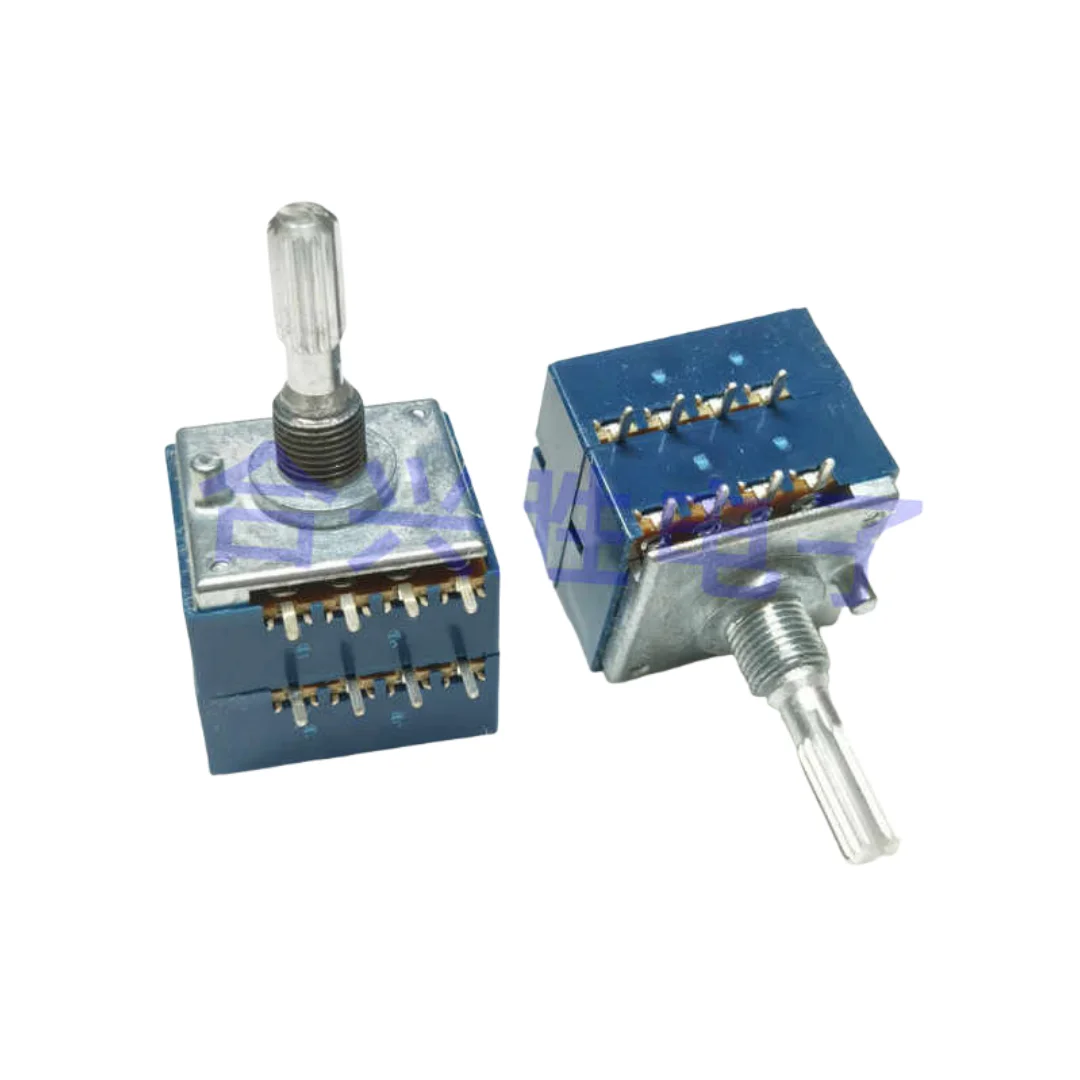 2 uds/Bao productos genuinos Japón 27 potenciómetro amplificador de potencia de nivel de fiebre A50K A100K con roscado igual de 8 pines