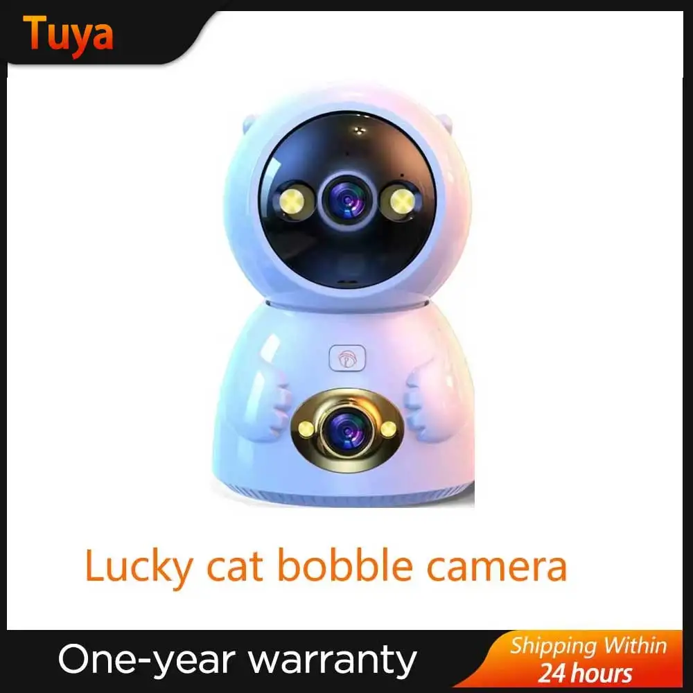 Tuya WiFi Smart Camera AI Human Detect Color Night Vision One-touch call Surveillance Security Camera Smart Life Support Mi Home