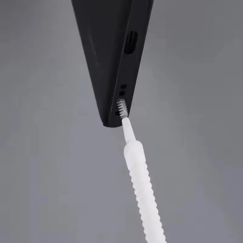 1/10PCS Charging Port Dust Plug with Cleaning Brush for iPhone 17 16 15 Pro Max Plus Samsung S26 iOS Type C USB Cleaner Set view 4