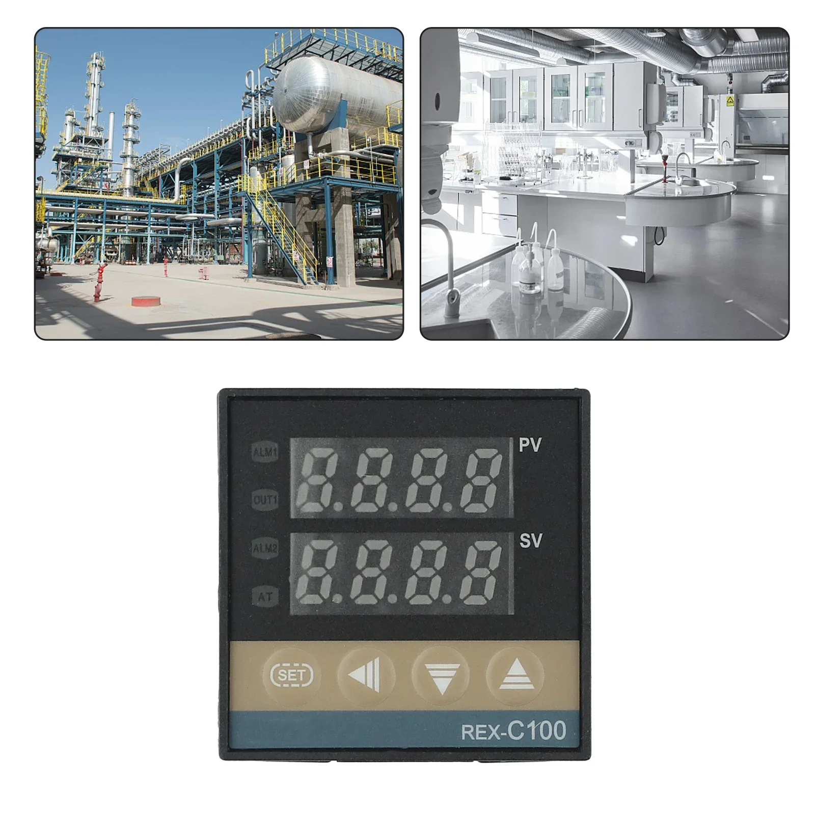 Digital Display Temperature Controller Fuzzy PID Control Wide Range of Uses Suitable for Injection Molding Machines