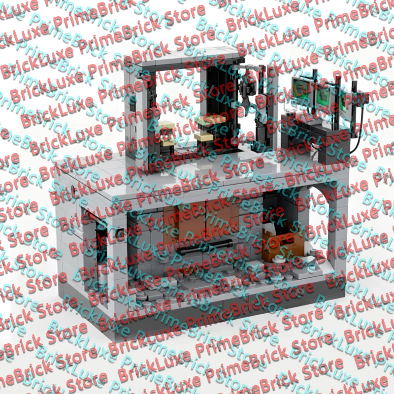 QWERT Popular Anime Model MOC Building Bricks Compact Cave Diorama Modular Technology Children Holiday Gifts Assemble Toys Suit