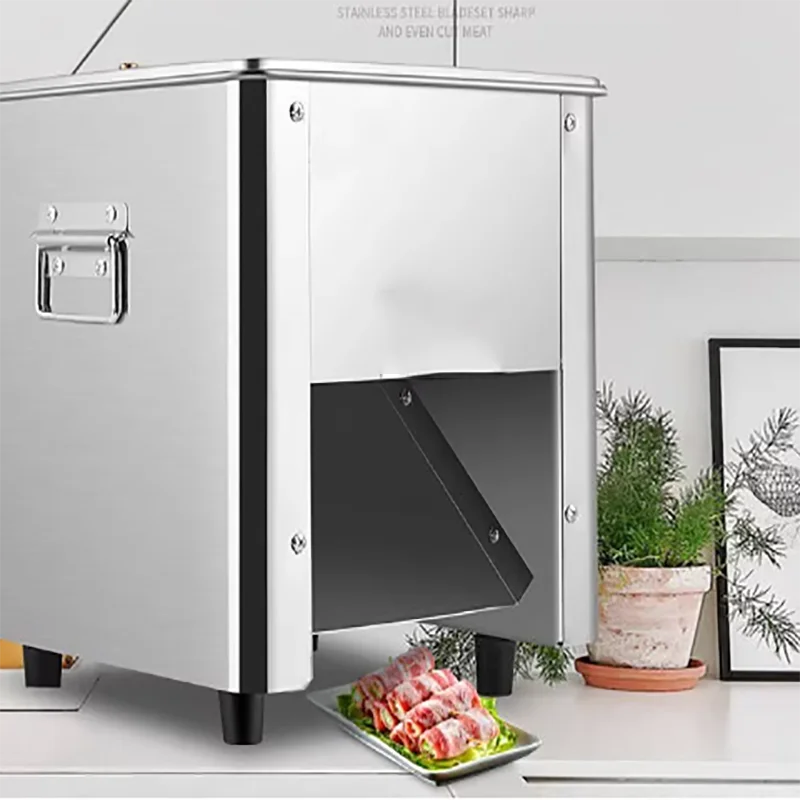 

Full Automatic Stainless Steel Section Shredder for Meat Vegetables Dice Cutter Home Commercial Use Meat Product Making Machin