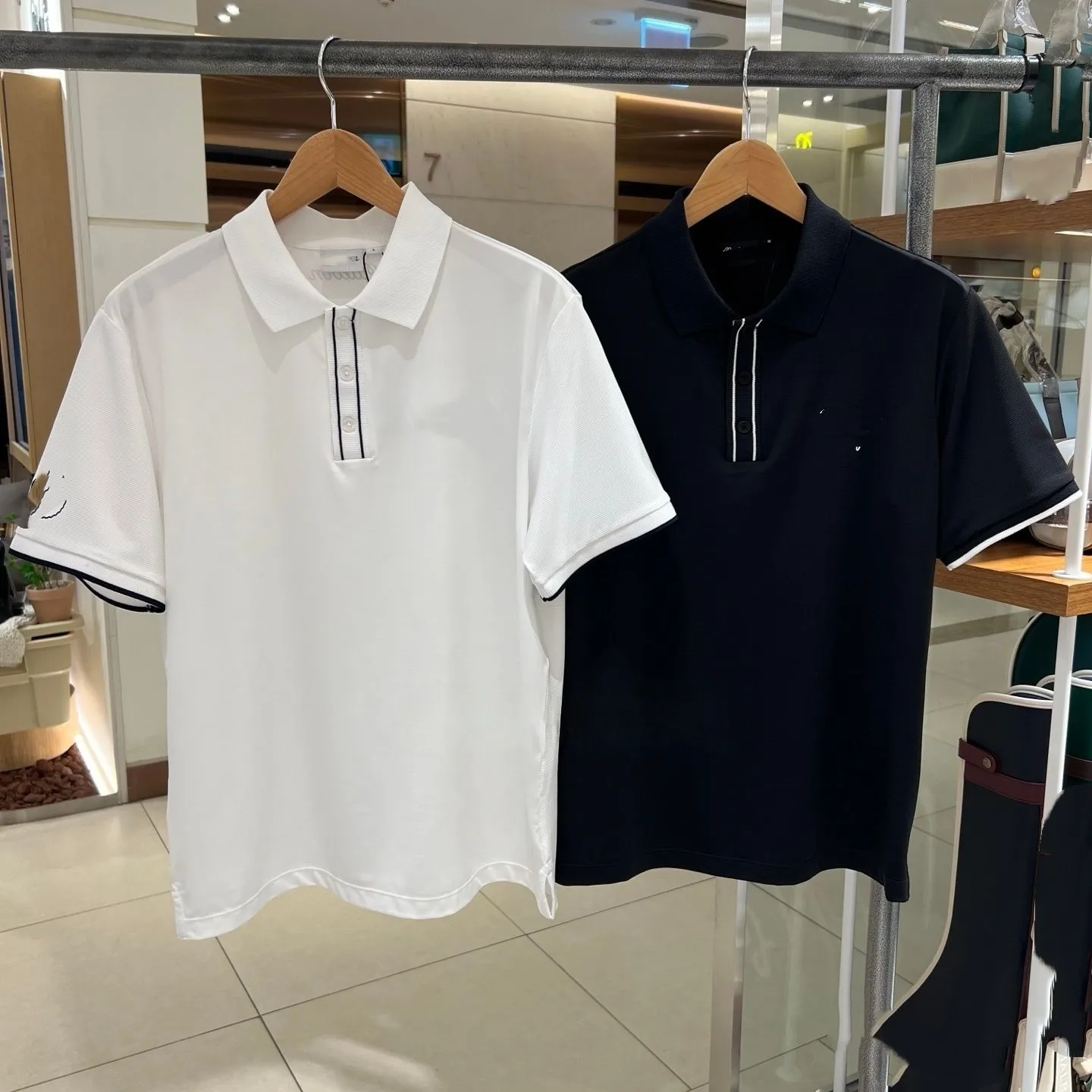 

Новая мужская рубашка для гольфа с коротким рукавом 2026: летняя футболка с воротником, спортивная, повседневная, универсальная, быстросохнущая