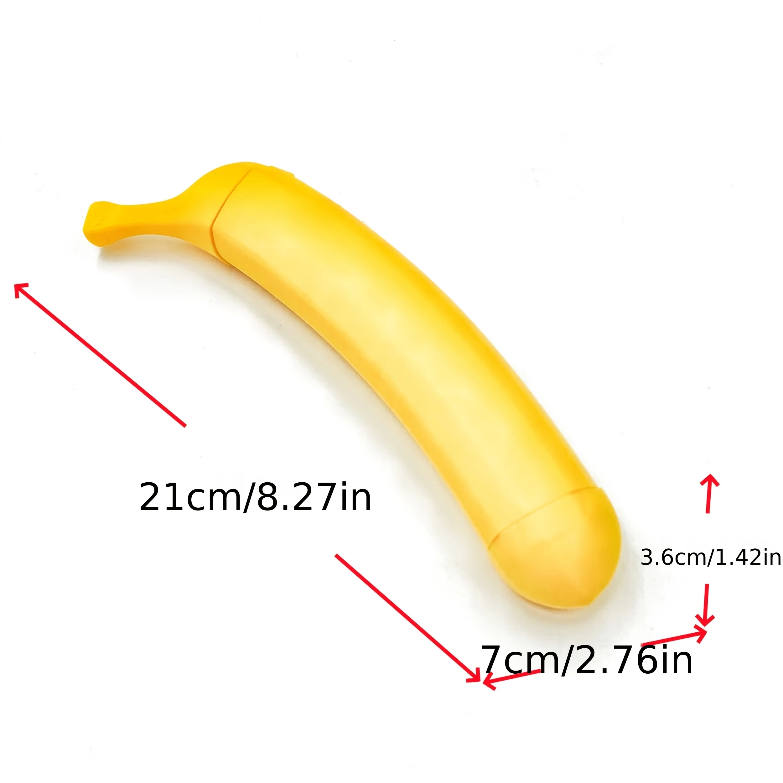 3Dprinted banana telescopic sword with unique shape design fruit shaped appearance internal telescopic structure home decoration