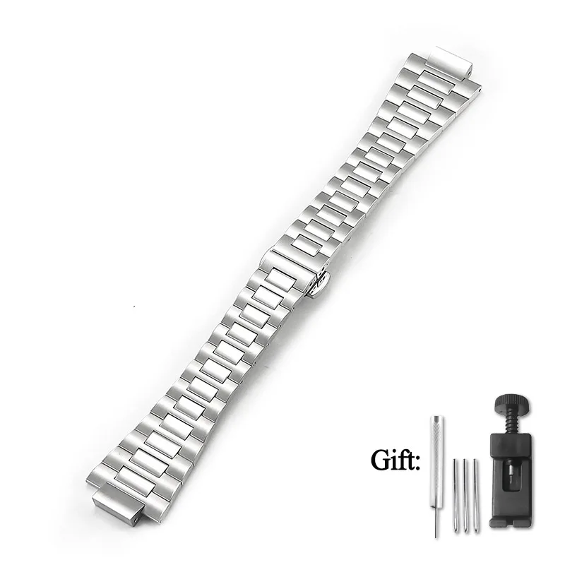 Stainless Steel WatchStrap for PATEK PHILIPPE Nautilus 5711 5712 5726 5980 Watchband Convex Interface Bracelet Wristband 13x25mm