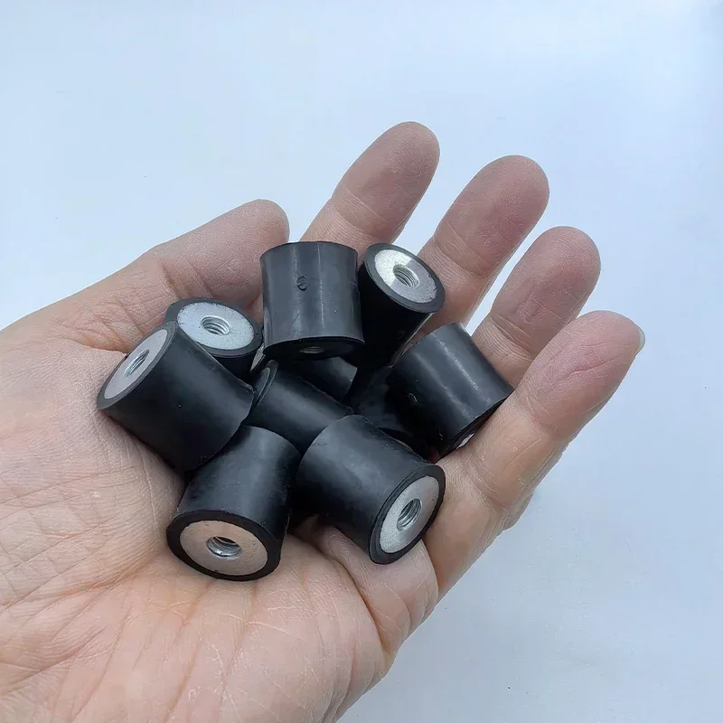 1Pcs DD Type Rubber Shock Absorber Double Internal Thread Anti-Vibration Mount M3-M20 Motor Fan Pump Anti Vibration Isolation