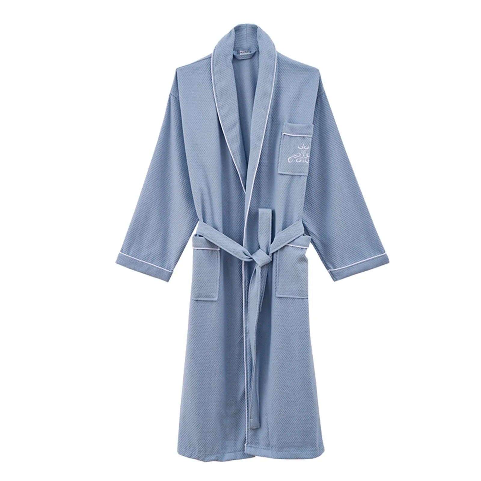 

Хлопковая парная длинная плотная Абсорбирующая махровая банная одежда, кимоно, мужское легкое полотенце, банный халат, одежда для сна, женское платье для отеля, Халат