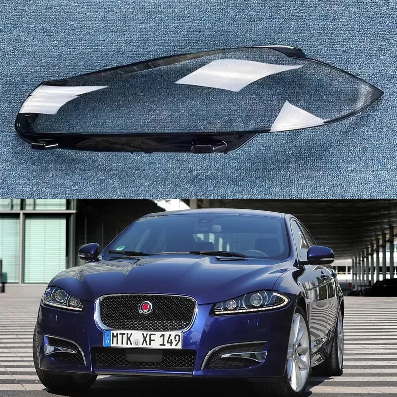 

For Jaguar XF/XFL 2012 2013 2014 2015 Car headlight cover Transparent Lamp Shell Lampcover Plexiglass Original Lampshade