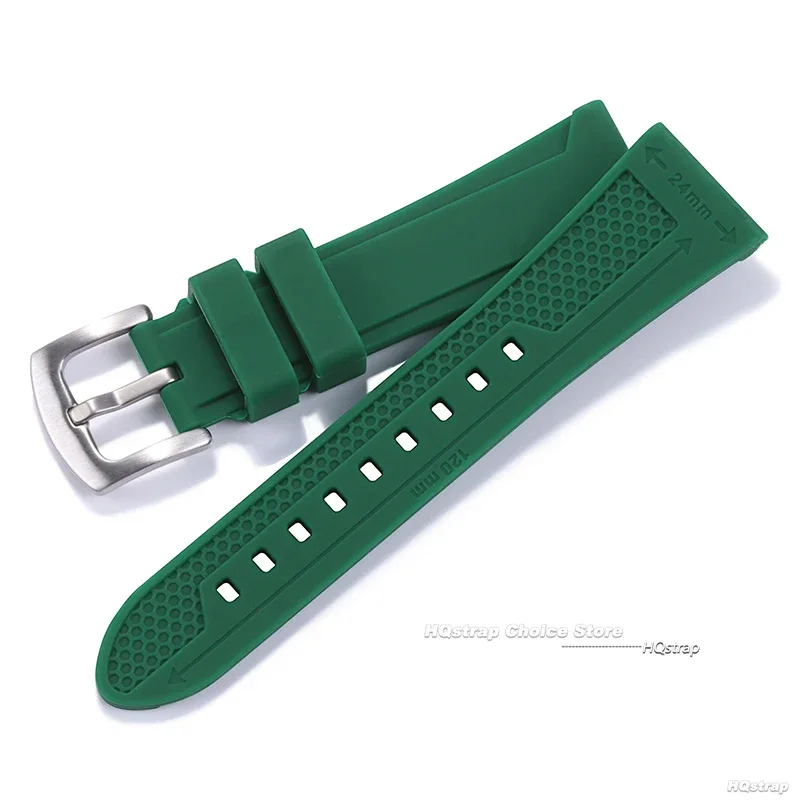 لينة حزام ساعة سيليكون لبانيراي 22 مللي متر 24 مللي متر 26 مللي متر حزام المطاط سوار الرجال النساء الرياضة استبدال حزام (استيك) ساعة ل Seiko