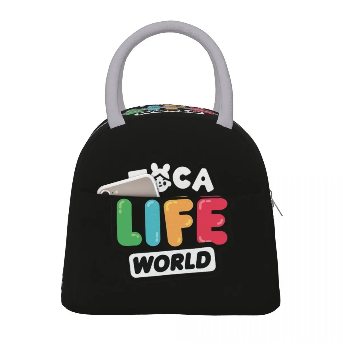 Toca Life World Game Toca Boca Insulated Lunch Bag Food Container Portable Thermal Cooler Lunch Boxes For Picnic