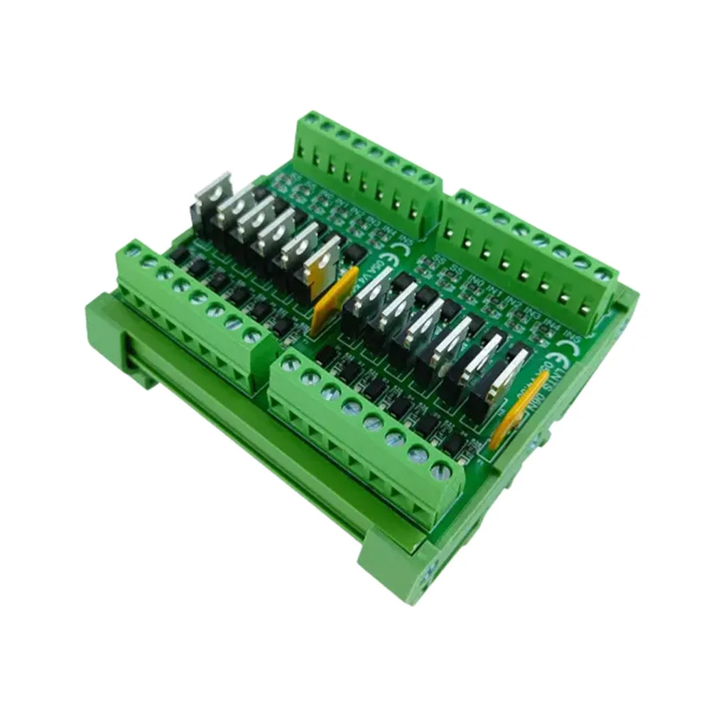 1 مجموعة 12-CH PLC تيار مستمر تضخيم مجلس LNTS-12N لهب البلاستيك 12 فولت-24VDC عالية الطاقة 12 قناة PLC لوحة تحكم