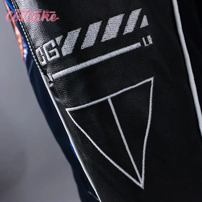

COSda@Love and Deepspace Caleb Cosplay Costume Brown Flying Jacket Black Short Hair Halloween Party for Women Men Carnival Outf