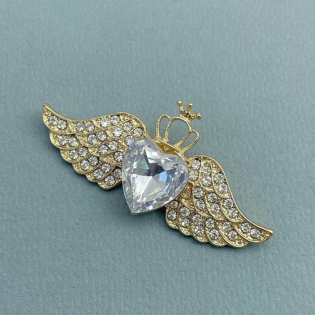 New Suit Lapel Pin, Anti-Exposure Gadget, Business Banquet Brooch, Collar Decoration, French Style, Commuting, Dating, Shoe Metal Badge, Silk Clip, Women's Suit Pin, Shoe Decoration, Light Luxury Waterproof Accessory, Clothing Button, Versatile, Unique Style, Collar Pin, Distinctive, Shoe Accessory
