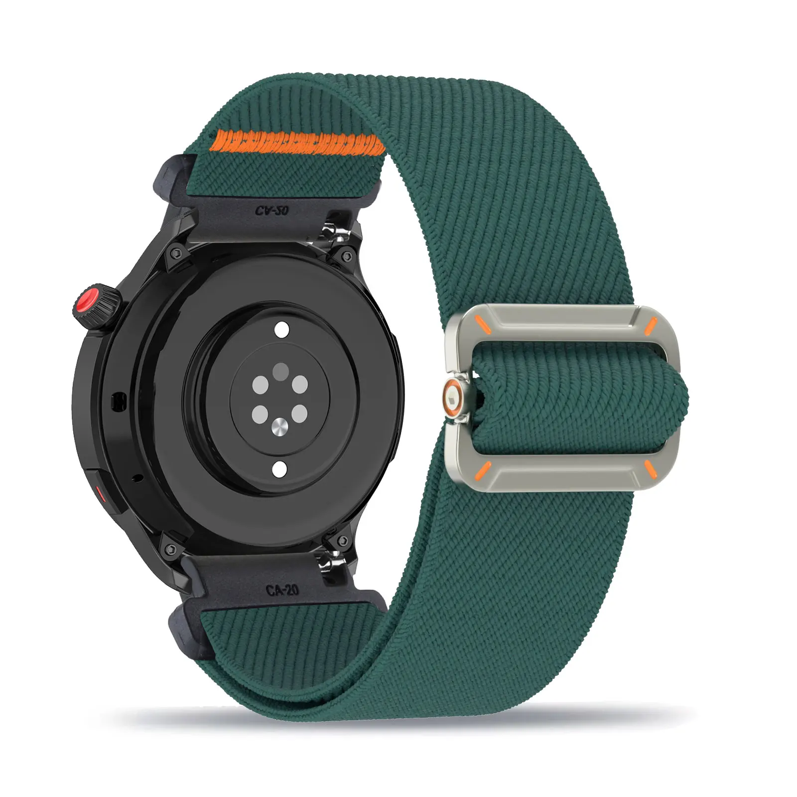 

Stretchy Band for Amazfit GTR 4/GTR 3 Pro/GTR 3/GTR 2/GTR 2E Band, Soft Nylon Elastic Braided Strap