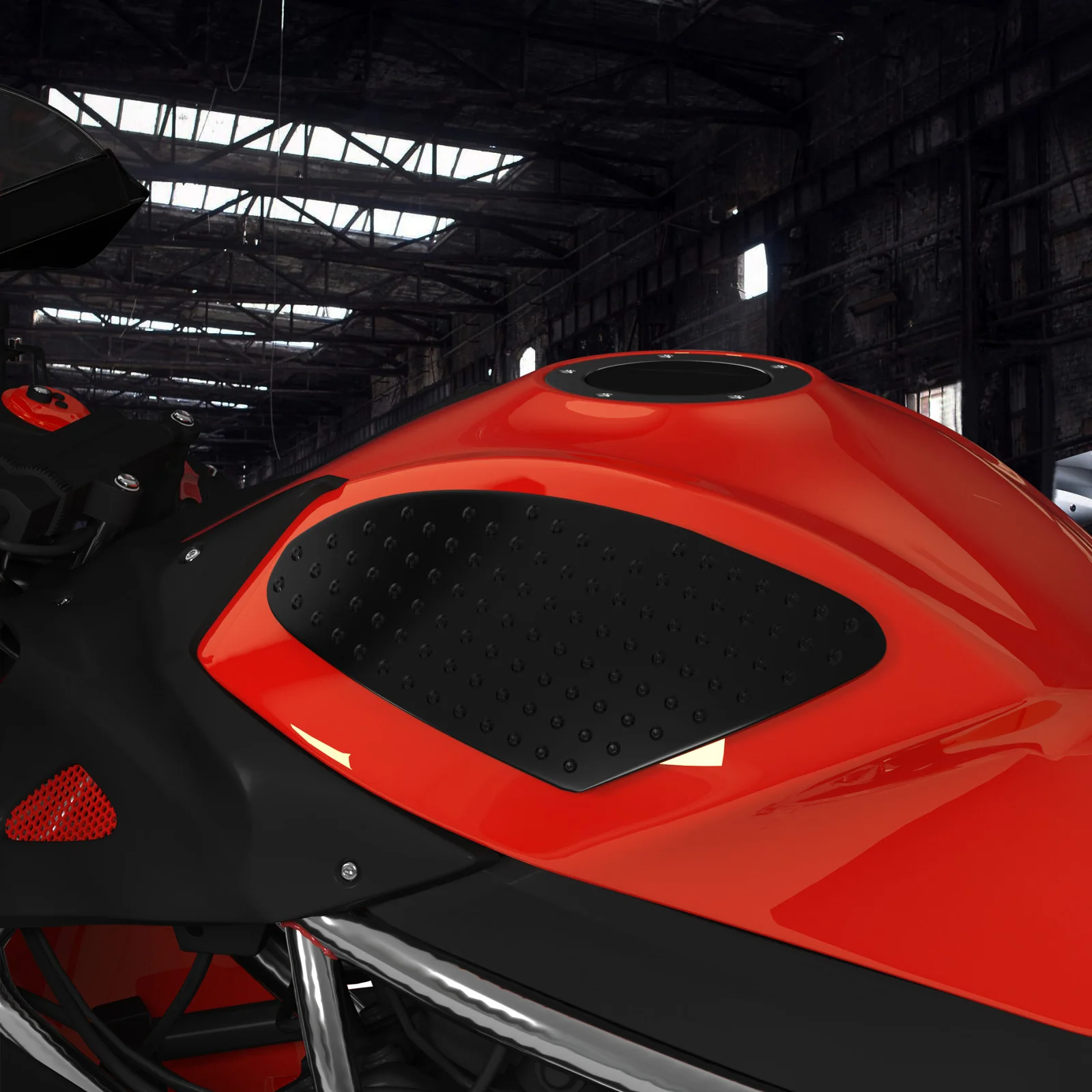 Tank Grip Traction Pad For Kawasaki Z1000 ZX6R Side Gas Knee Protection For Yamaha R1 R6 For Honda CBR600RR CBR1000RR image 4