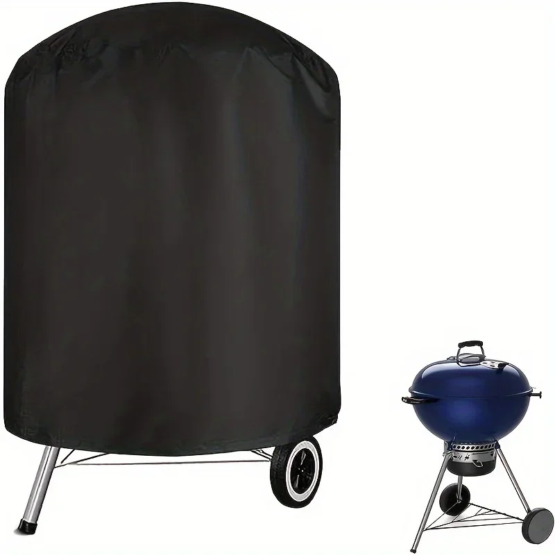 1pc 22-inch charcoal grill cover for the 22-inch Weber grill-gas grill lid with hook and loop, waterproof and UV resistant mater