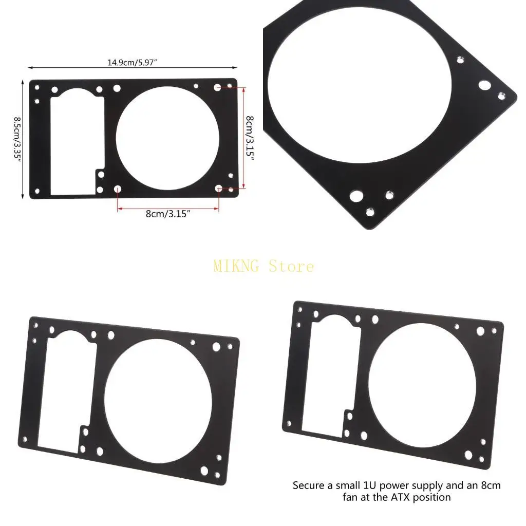 

Надежно позиционируйте свой источник питания 1U и вентилятор 8 см в металлическом кронштейне ATX Best Sale