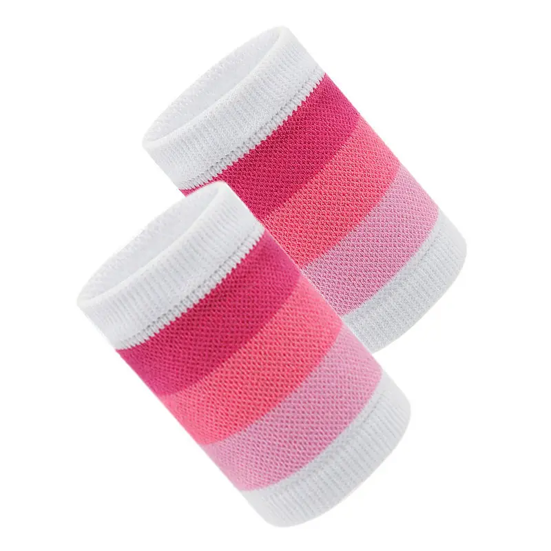 Colorful Elastic Thin Polyester Wristband Breathable Support Basketball Wrist Brace Wraps Men Kids Fitness Running Accessories