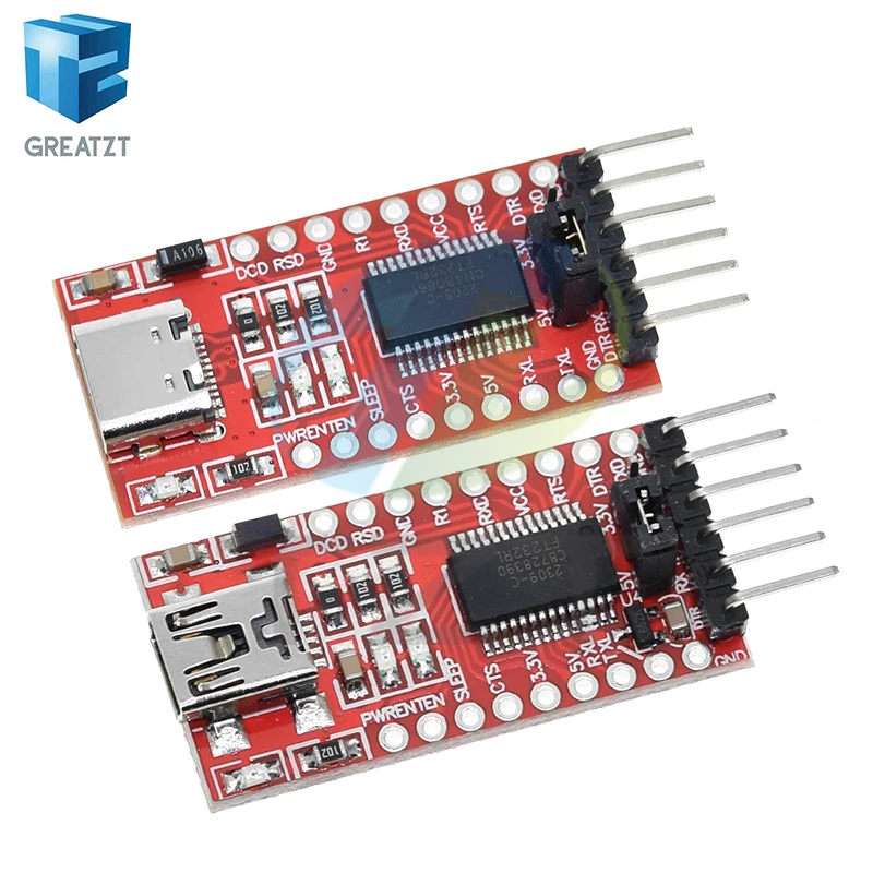 FT232RL FTDI USB 3.3V 5.5V to TTL Serial Adapter Module for Arduino FT232 Pro Mini USB TO TTL 232