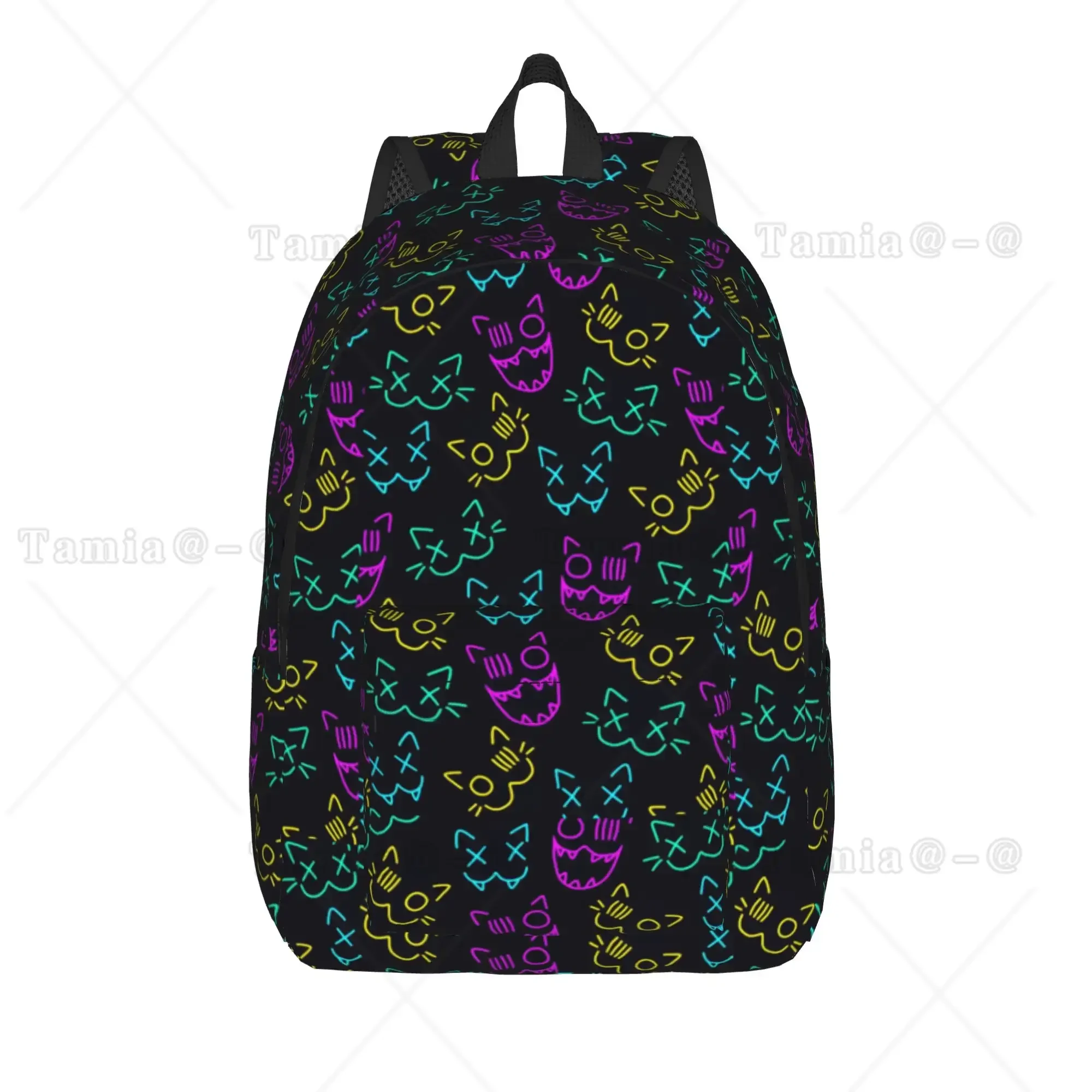 Dark Rose Floral Abstract Texture Backpack  Outdoor Backpacks Girl Streetwear School Bags Designer Print Rucksack