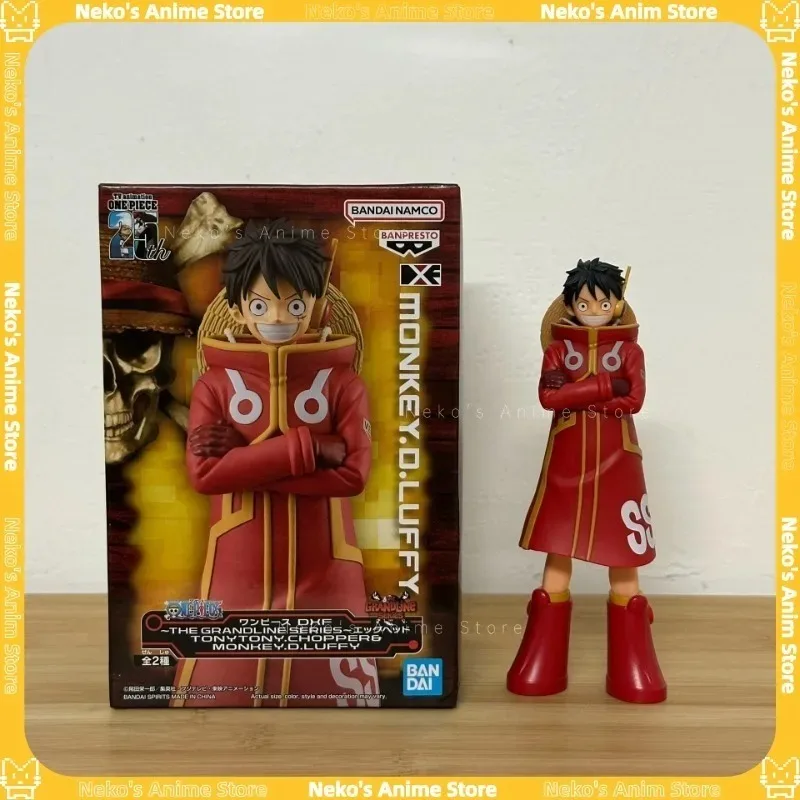 

Spot Banpresto Co., Ltd One Piece Monkey D Luffy Future Island Egghead Anime Figure Collectible Model Doll Toy