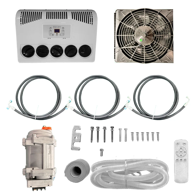 Car air Conditioner 12v 24v Parking Cooler Electric Truck Apu Device Van RV air Conditioner