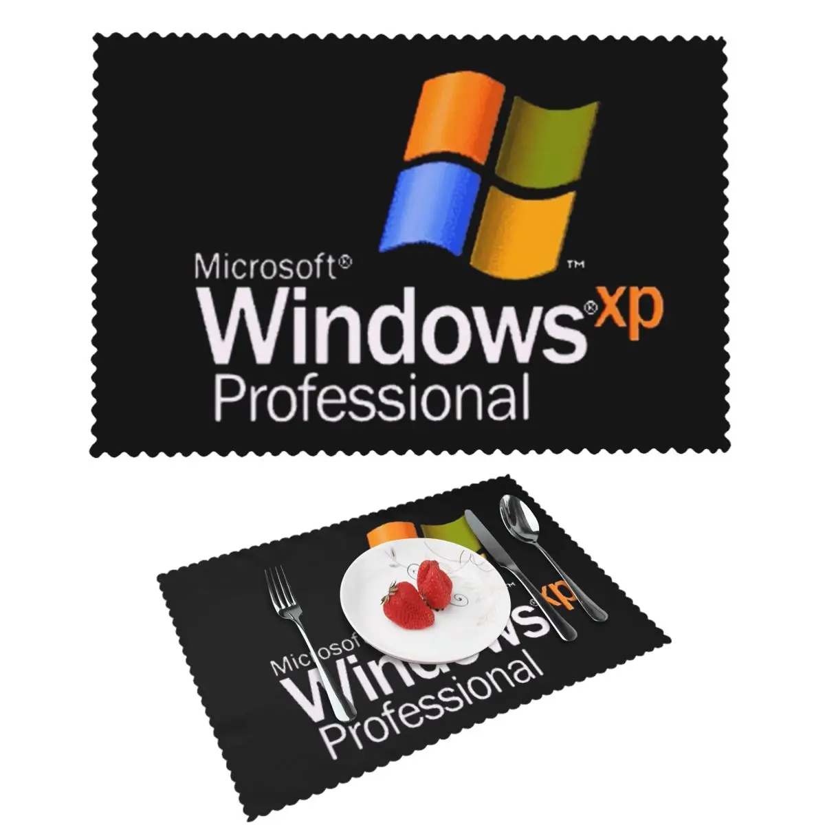 Windows XP Placemat Heat Resistant Plate Mat for Dining Table Bowl Coaster Super Absorbent Mats