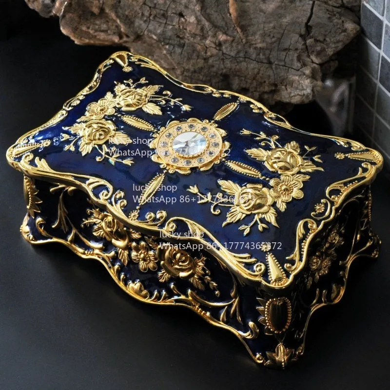 

Large Painted Panjola European Korean Princess Jewelry Box Jewelry Storage Box Jewelry Ring Box