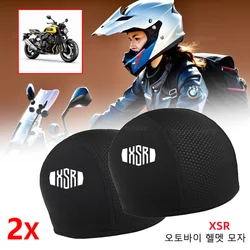 야마하 XSR700 XSR 700 XSR900 XSR 900 XSR125 155 오토바이 발라클라바 헬멧, 남성 여성 스포츠 이너 땀 위킹 모자