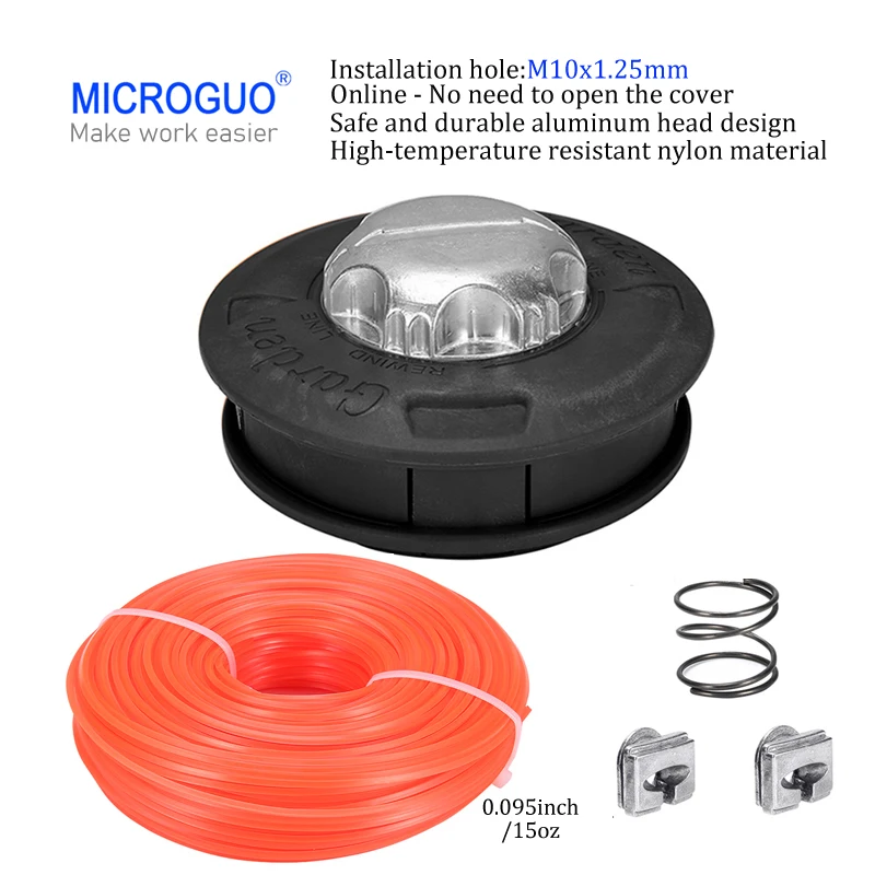 

MICROGUO Grounding Rod M10X1.25mm 15 oz Nylon Rope and 3 Accessories. Easy to install, resistant to high temperatures. Suitable