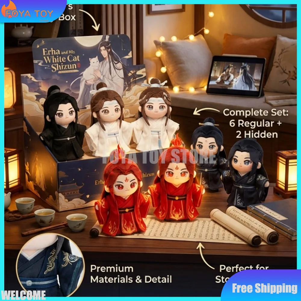 Neue Original The Husky And His White Cat Shizun Blind Box Mo Ran Actionfigur Chu Wanning Mystery Box Ornament Geschenk Spielzeug