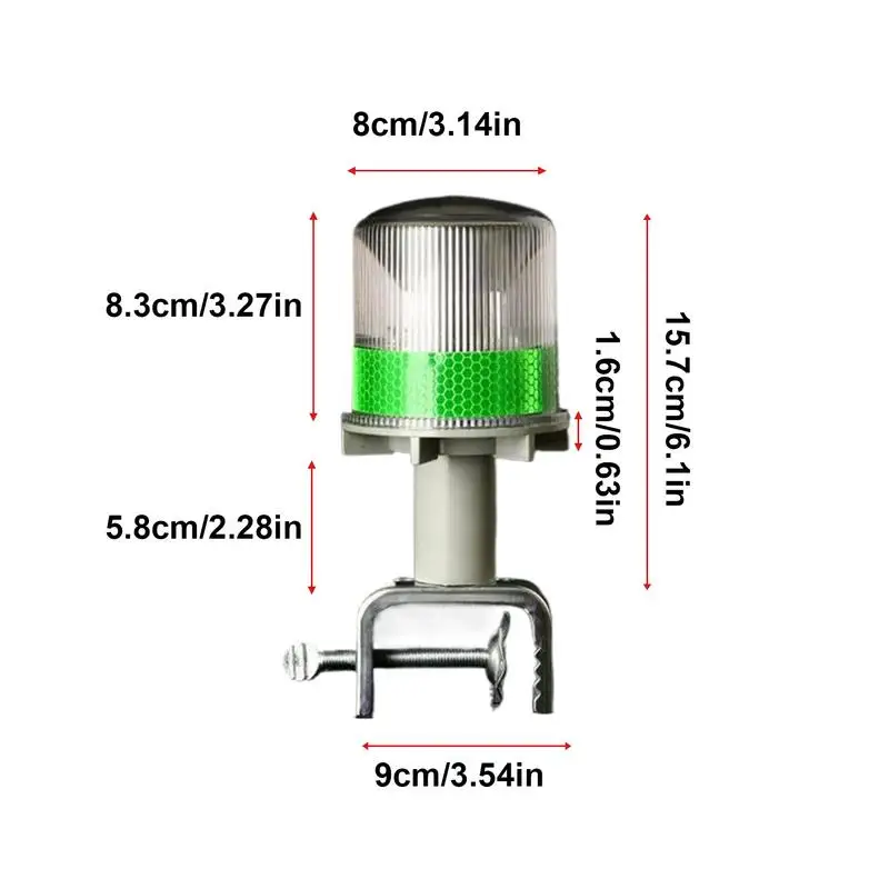 أضواء LED ستروب تعمل بالطاقة الشمسية علامات الطريق فلاش مصباح الصناعية LED أضواء تحذير مقاوم للماء مصباح وامض السلامة لحركة المرور