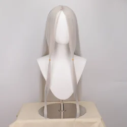 WHIMSICAL W Synthetic Hair Cosplay Wig Older Sister Spider 100cm Silver White Long Wigs