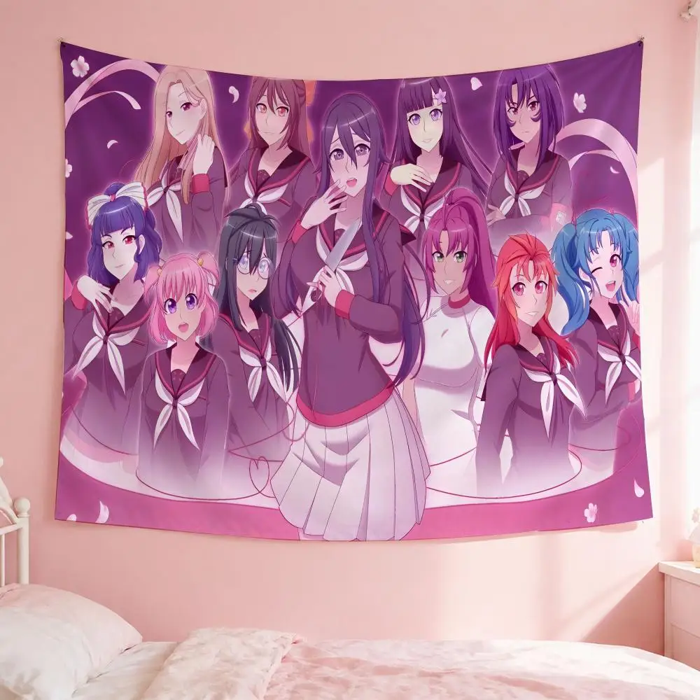 Yandere Simulator Tapestry Wall Hanging Bohemian Wall Tapestries Mandala Home Decor For Living Room Bedroom Dorm