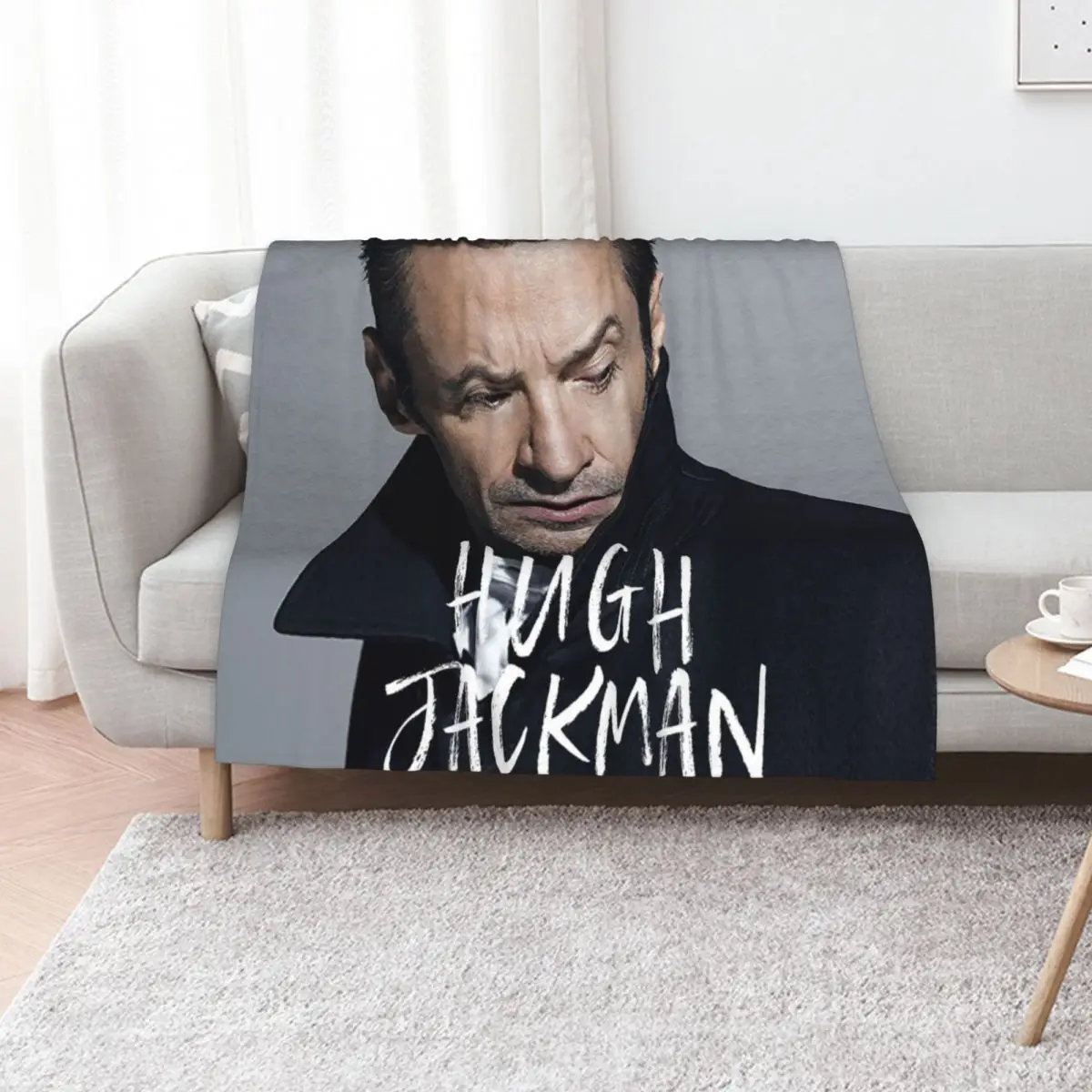 Sevanan Show Hugh The Man The Music The World Tour 2019 Throw Blanket Stuffeds Hairys Vintage Designers heavy to sleep Blankets
