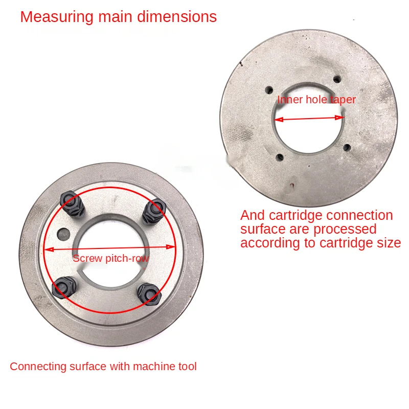 

250 C6 Lathe Flange Connecting Plate Transition Plate Can Be Equipped with Three-jaw Four-jaw Single-action Chuck